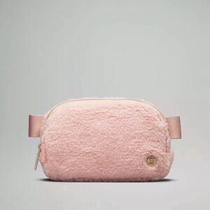 Pink Lululemon Sherpa Belt Bag